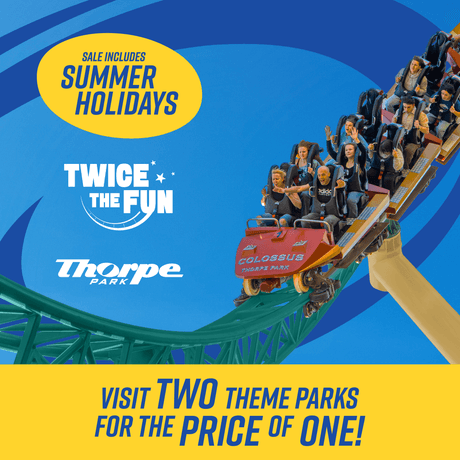 ThemeParkGuide's tweet image. New Merlin Offer: Visit Two Top UK Theme Parks for the Price of One
This summer, make the most of your family days out with Merlin's limited-time Twice the Fun ticket.
themeparkguide.co.uk/news-page/New-…
#Merlin #ThorpePark #Chessington #AltonTowers #LegolandWindsor #SummerOfFun #2For1