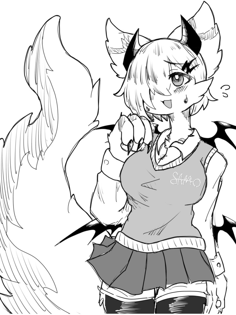 SAMON4618's tweet image. 旧垢のお知らせに書いた絵、何気に可愛くないですか😲😲
40分くらいで描いたにしてはめっちゃ可愛いと思う……