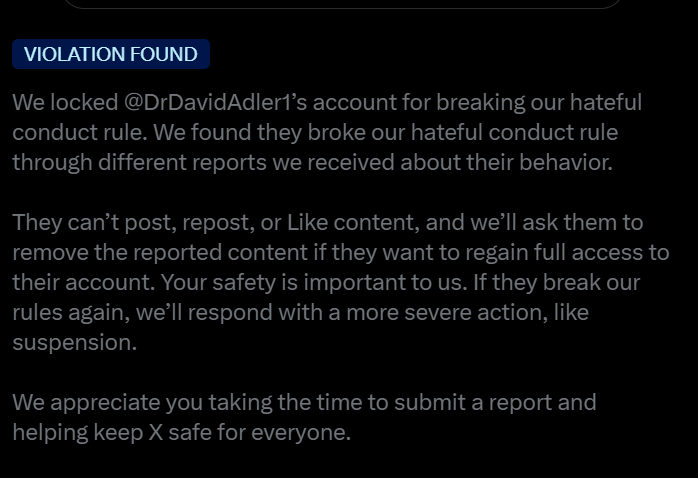 It took a while, but X finally sanctioned this former Australian Jewish Association president.
Report these genocidal, racist, hatemongers every chance you get.
#auspol #Palestine #Israel #GazaStarving #GazaGenocide‌