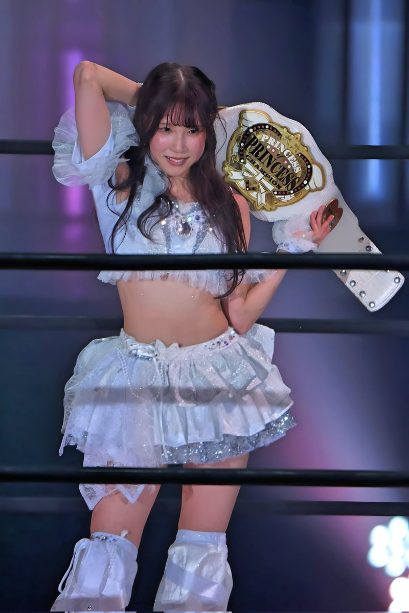 2025.7.21 #tjpw 大田区総合体育館
防衛してベルトを掲げるみずぴょん🐰
おめでとうございます㊗️
#瑞希 #tjpwSS25