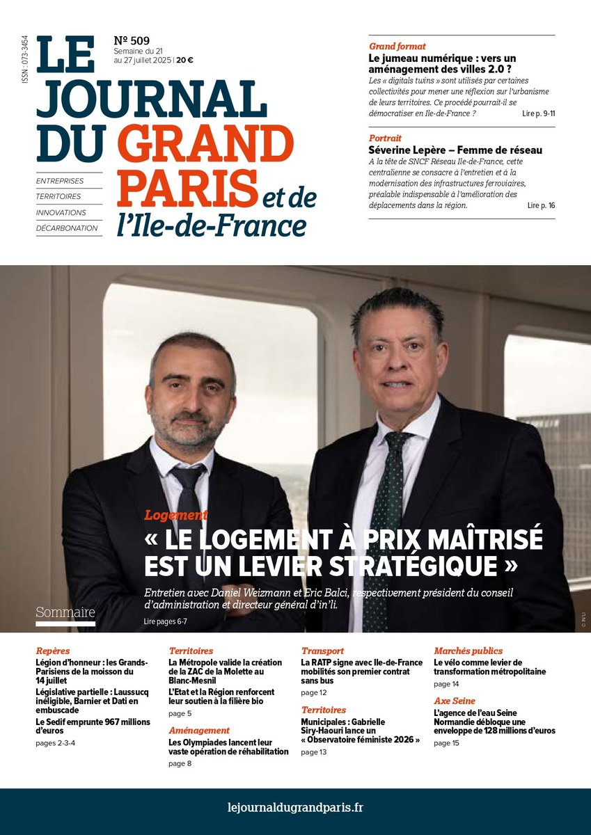 JournalGdParis's tweet image. 🗞️ Cette semaine dans le JGP 🚀
🗳 Législative partielle : Jean Laussucq inéligible, @datirachida et @MichelBarnier en embuscade
💸 Le @SyndicatEauxIDF 🚰 emprunte 967 M€
🔍 @GSiryHouari lance un "Observatoire féministe 2026"