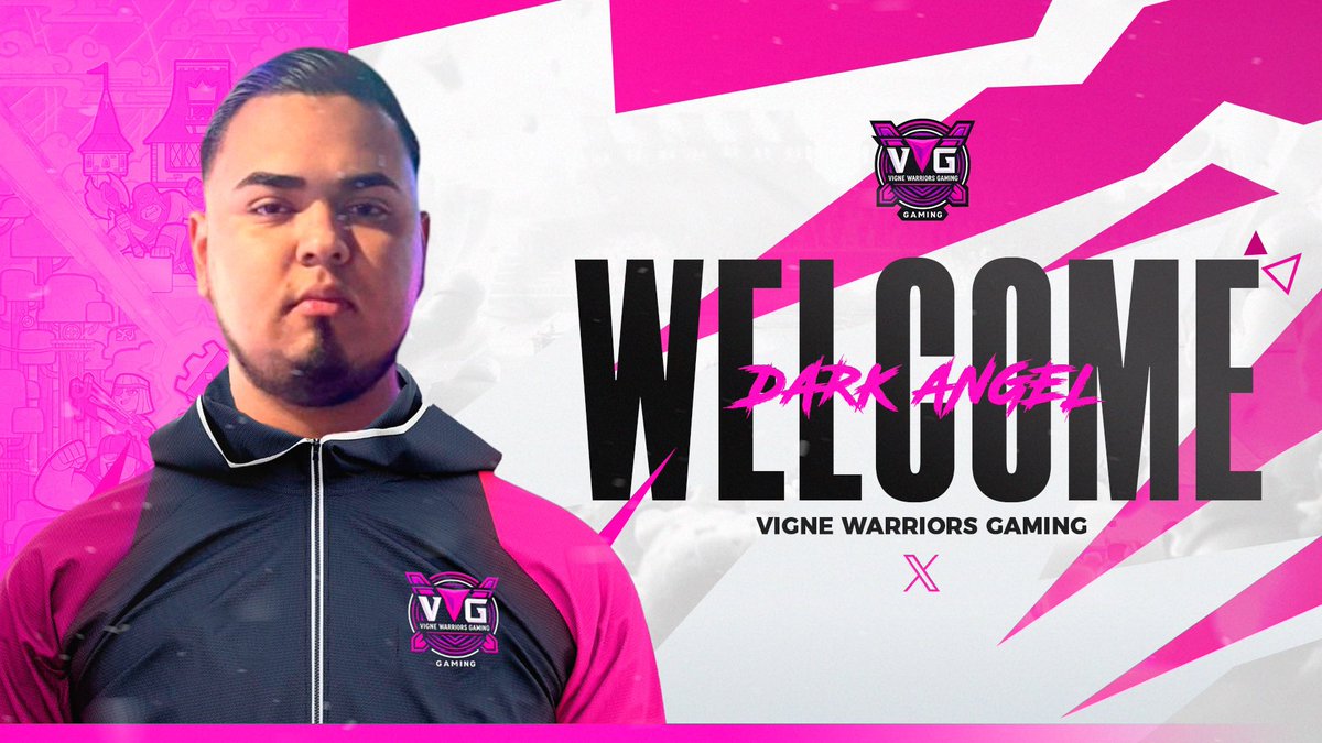 VWGLeague's tweet photo. New addition to our NALATAM roster 🔥
A skilled player ready to shake the arena.
Please welcome Dark Angel! 🖤😈

#ClashRoyaleEsports #VigneWarriorsG #NALATAM https://t.co/WZd5aeDbG5