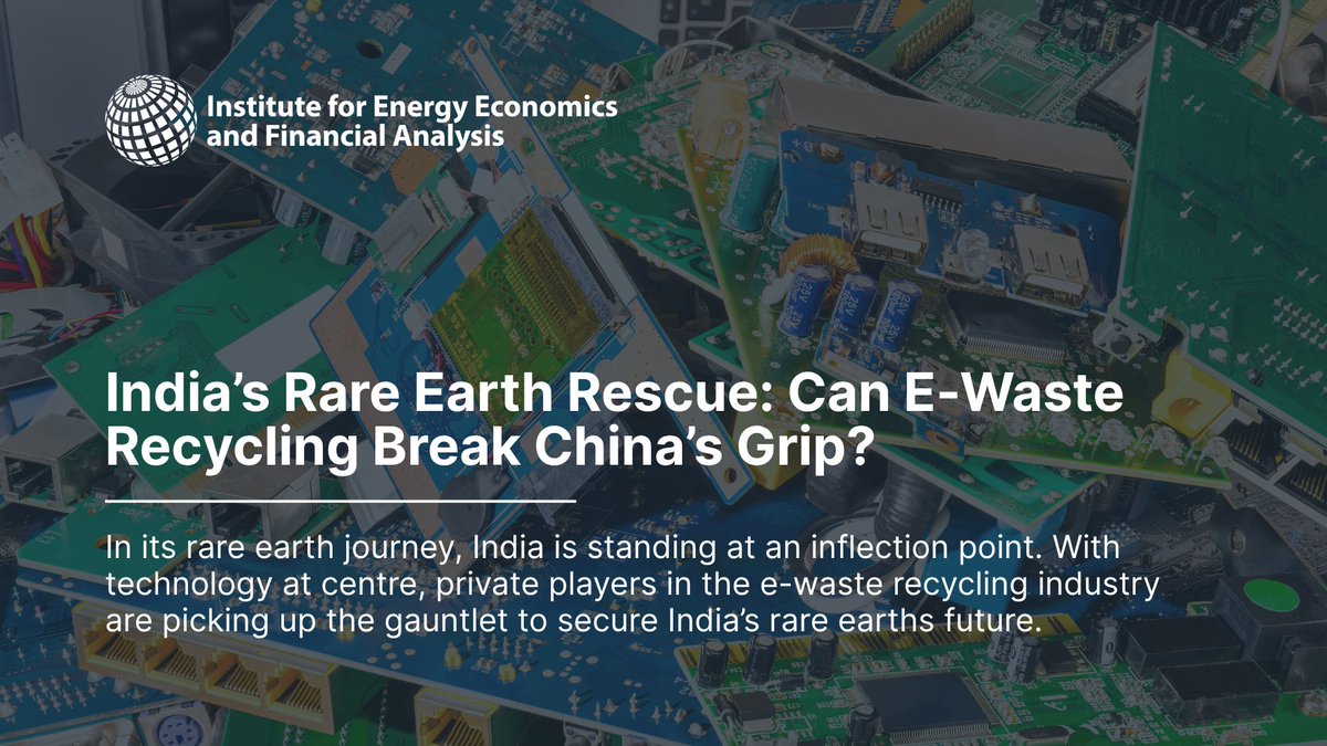 IEEFA South Asia (@ieefa_southasia) on Twitter photo “Until recently, solar panels, batteries & e-waste were all treated as single category, despite each requiring distinct recycling processes,”-<a href="/SalSachdeva13/">Saloni Sachdeva</a>
. New CPCB guidelines on solar waste are a step forward. ♻️ | via <a href="/ETEnergyWorld/">ETEnergyWorld</a>
#MinakshiThakur tinyurl.com/2bvp646w “Until recently, solar panels, batteries & e-waste were all treated as single category, despite each requiring distinct recycling processes,”-<a href="/SalSachdeva13/">Saloni Sachdeva</a>
. New CPCB guidelines on solar waste are a step forward. ♻️ | via <a href="/ETEnergyWorld/">ETEnergyWorld</a>
#MinakshiThakur tinyurl.com/2bvp646w