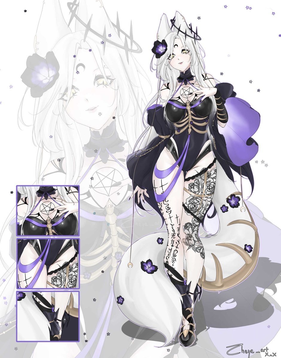 Outfit design commission for the amazing @/GoddessKaraVT
Thank you so much !🤍💜

#VgenComm