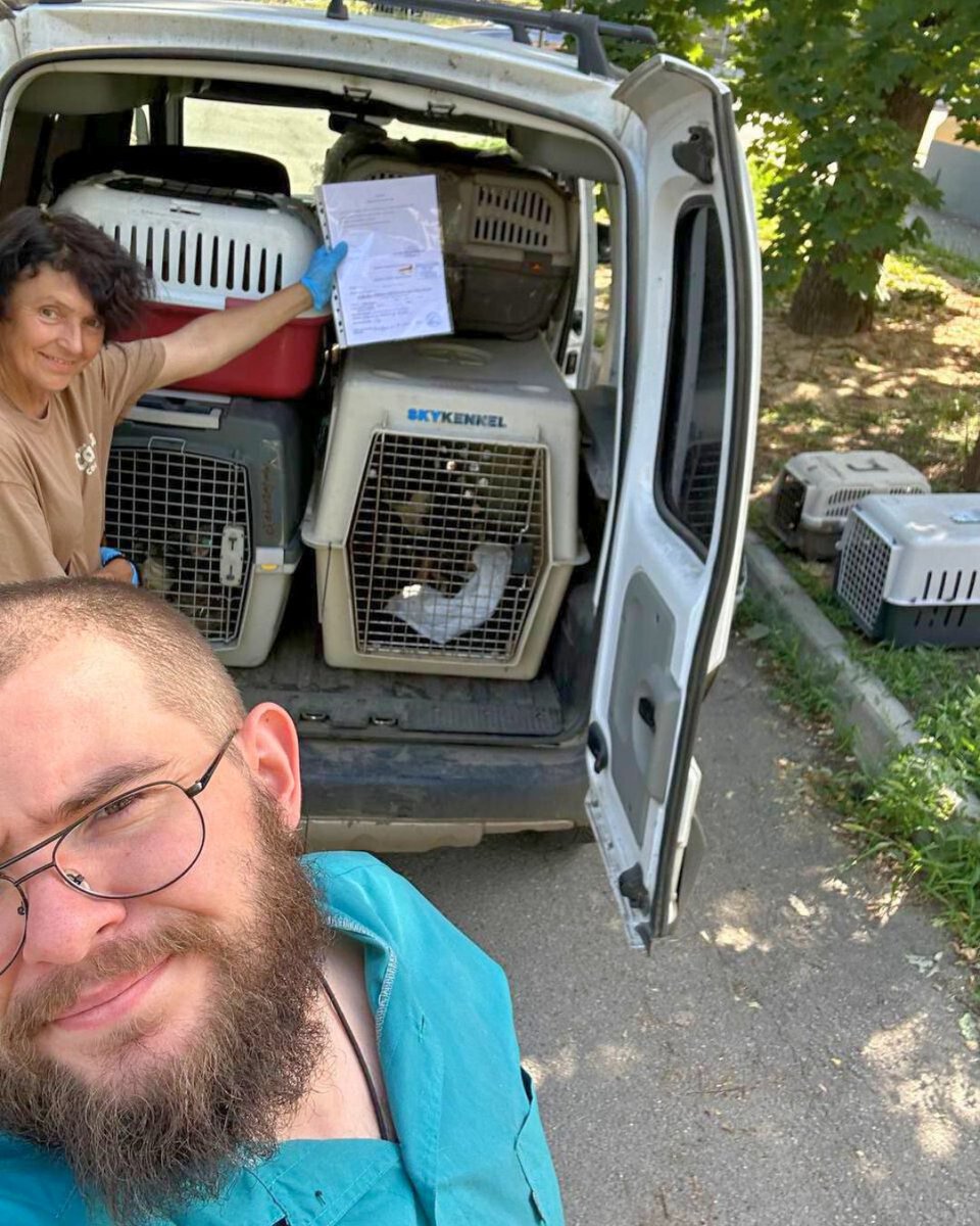 UAnimalsENG's tweet image. 📌 1,243 days of full-scale invasion.
Today, we’re sharing two important things we’ve been able to support thanks to our kind donors.
🐾 700 kilograms of pet food were delivered to the village of Pokazne in the Mykolaiv region, to the shelter run by the New World Kryvyi Rih…