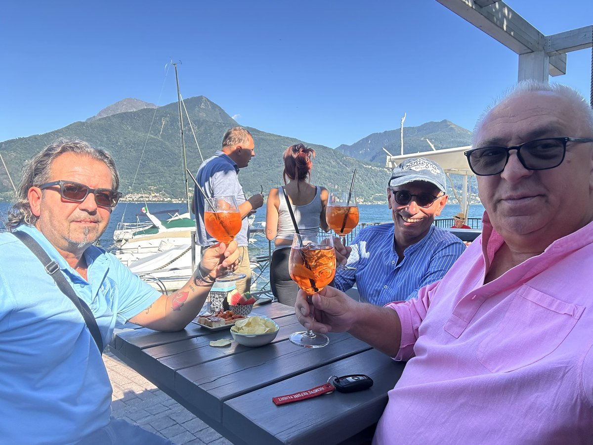 Dinner on the Lago di Como 🥂