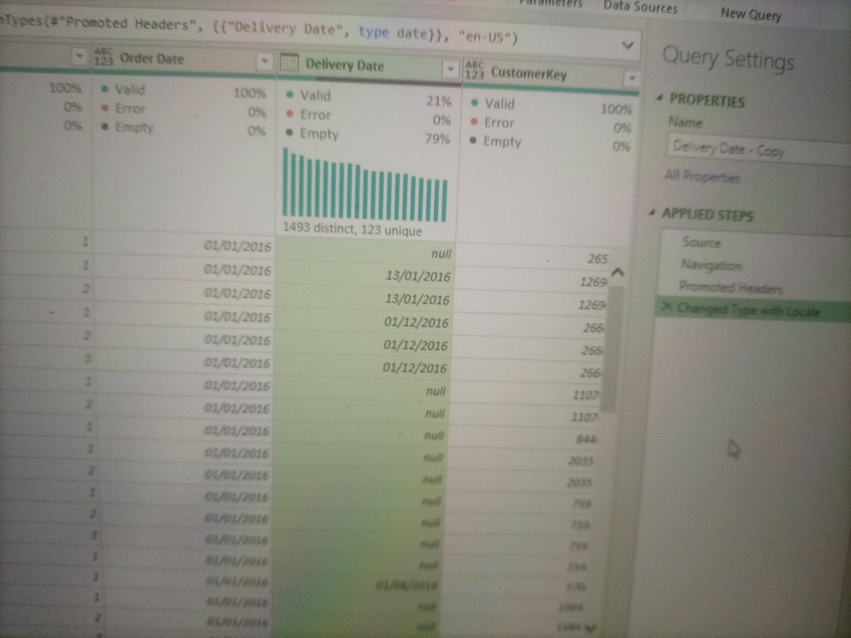 SodiqAweda2's tweet photo. Hi guys! 😩

I've been struggling with this date formatting for quite a while in power query (Ms Excel).

In a single column, some dates are in dd/mm/yyyy format while some are in mm/dd/yyyy format.

What suggestions can you offer to solve this?
#datafam
#powerquery
#dateformat https://t.co/BExkj5zmQV