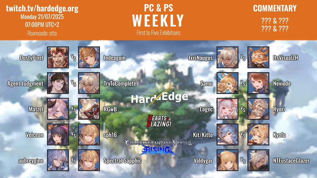 veeveer2's tweet image. Tonight at 7PM CEST we will once again have our #GBVSR weekly, at twitch.tv/hardedge_org. See you there!