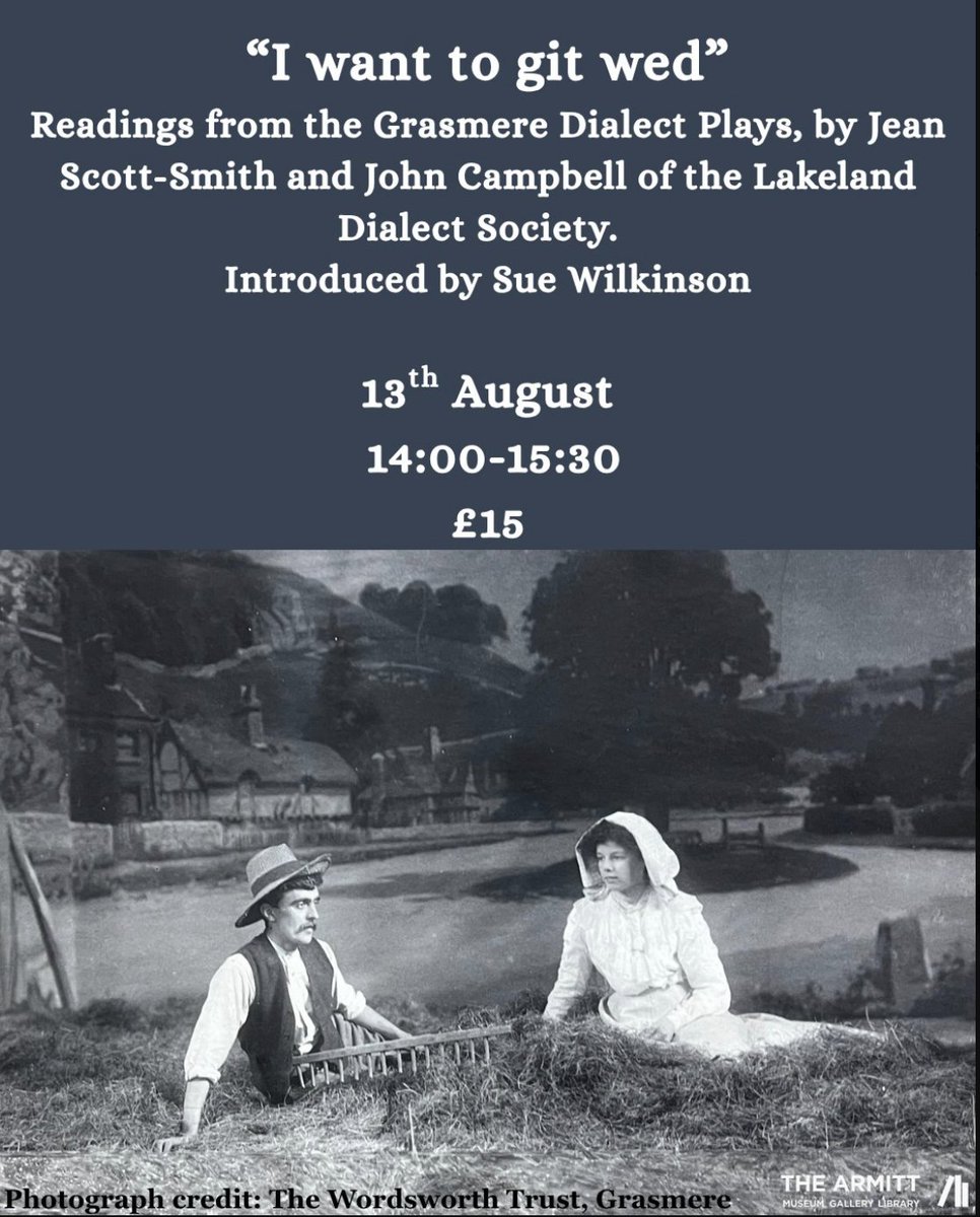sue_wilkinson's tweet image. .@ShowcaseCumbria Hoping some of your followers will be interested in this event at the Armitt Museum, Ambleside on 13 August. It'll be great fun, as well as informative!
Tickets from: armitt.com/event-director… (scroll down to 13 Aug)
