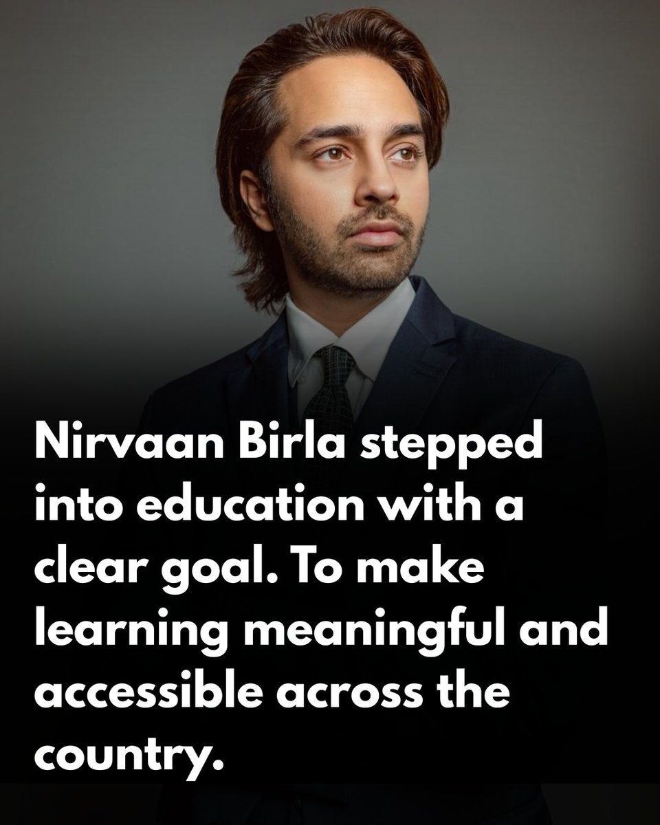 TheTribalbox's tweet image. In a country where education defines futures, Nirvaan Birla is reshaping it with 280+ Birla Open Minds schools, Soul Science, Brainiacs &amp;amp; more. A new legacy for India&apos;s next generation.
#NirvaanBirla #FutureOfLearning #LegacyRedefined #EducationForImpact