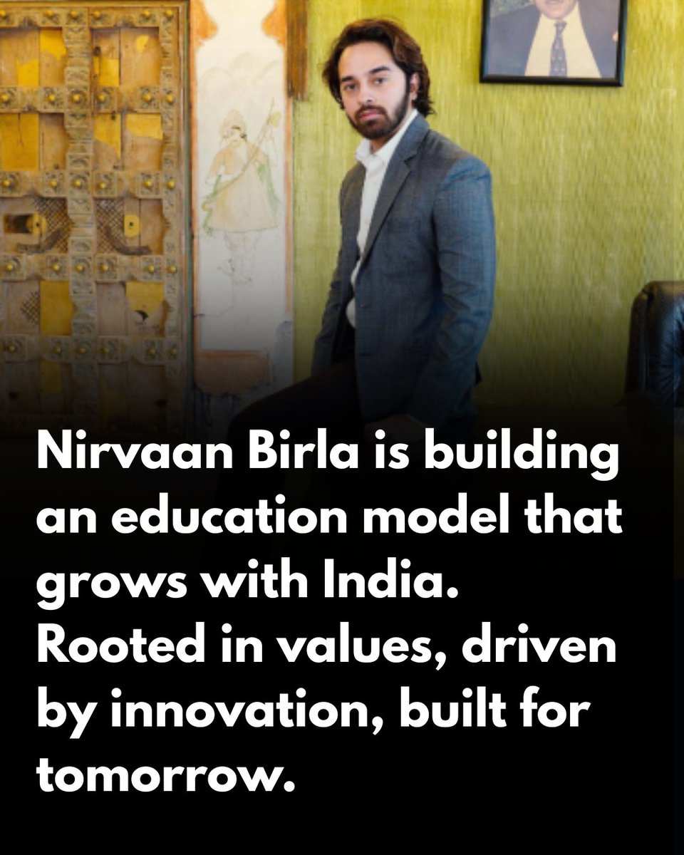 TheTribalbox's tweet image. In a country where education defines futures, Nirvaan Birla is reshaping it with 280+ Birla Open Minds schools, Soul Science, Brainiacs &amp;amp; more. A new legacy for India&apos;s next generation.
#NirvaanBirla #FutureOfLearning #LegacyRedefined #EducationForImpact