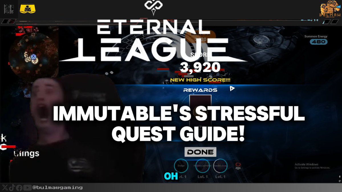 Legit MAHIRAP! 😤

Just finished the 4,000 points grind + weapon level 5 in <a href="/_EternalLeague_/">Eternal League</a>  

Watch how I cleared the STRESSFUL quest in <a href="/Immutable/">Immutable</a>  

youtu.be/XqIZBpZdtww?su…

#Immutable #eternalleague
