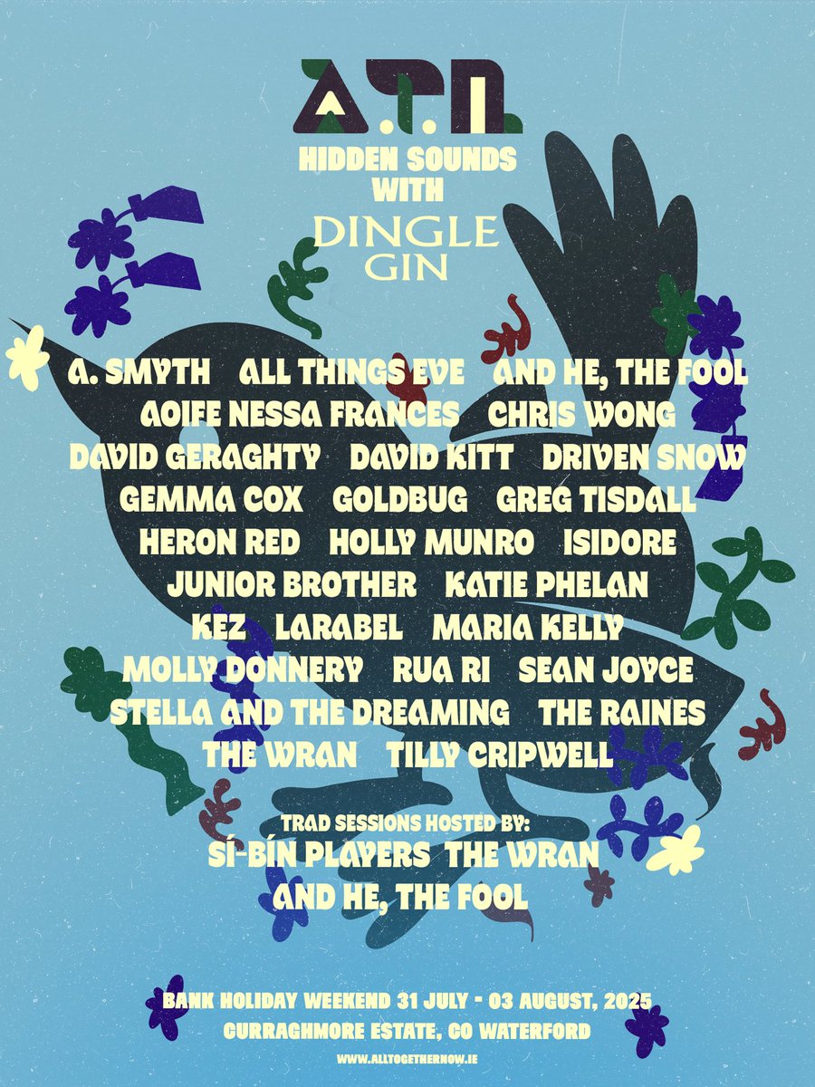 A. Smyth (@asmythmusic) on Twitter photo Kinda thrilled to announce we'll be performing at <a href="/ATNfestival/">All Together Now</a> this year on the Hidden Sounds Stage..
See us on Sunday at 15:45 Kinda thrilled to announce we'll be performing at <a href="/ATNfestival/">All Together Now</a> this year on the Hidden Sounds Stage..
See us on Sunday at 15:45
