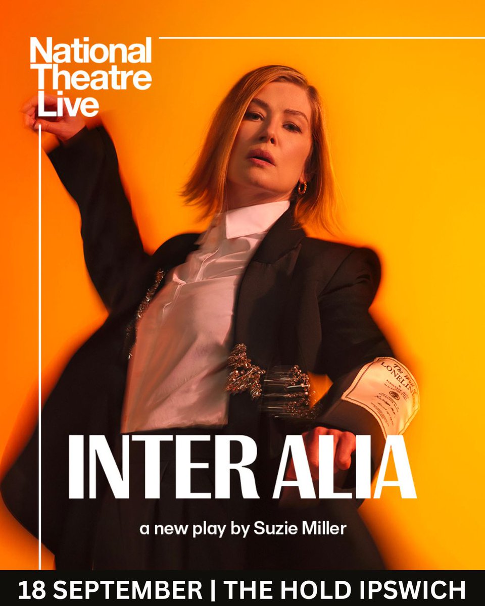 SuffolkArchives's tweet image. We’ve some great @NTLive broadcasts coming inc Mrs. Warren’s Profession with Imelda Staunton, The Fifth Step with Jack Lowden & Martin Freeman, & Hamlet with Hiran Abeysekera. Coming this Sept is Inter Alia starring Rosamund Pike. More info orlo.uk/K3vfB