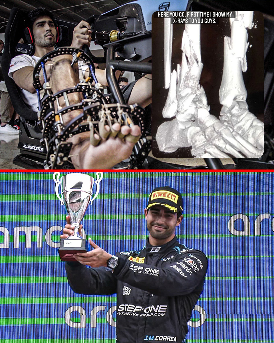 autosport's tweet image. In 2019 Juan Manuel Correa almost lost his leg after being involved in a terrifying crash at Spa that cost Anthoine Hubert his life.
5 years later he was back standing on the podium in F2 after countless setbacks, surgeries and rehabilitation sessions.
One of the most inspiring…