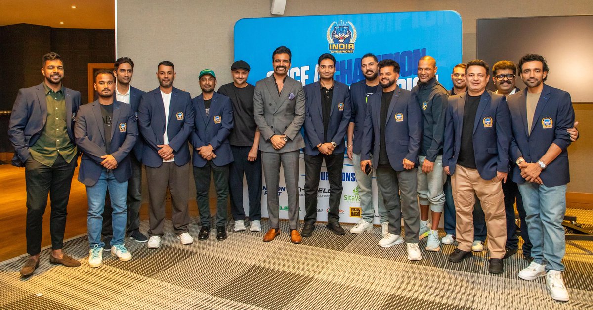 What a magical evening with the legends of Indian cricket at the World Championship of Legends, Team India dinner.
Grateful to witness not just champions of the game but true icons who’ve given us a million memories.
<a href="/nishantpitti/">Nishant Pitti</a> my brother, hats off to you for dreaming big and