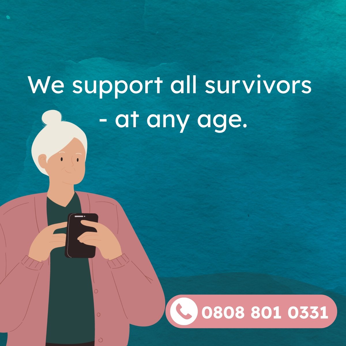 NAPAC's tweet image. We support all survivors - at any age, no matter how long ago the abuse happened.
Whether the abuse happened decades ago or more recently, the impact can last.

You don’t have to go through it alone. It’s never too late to be heard, believed, and supported.