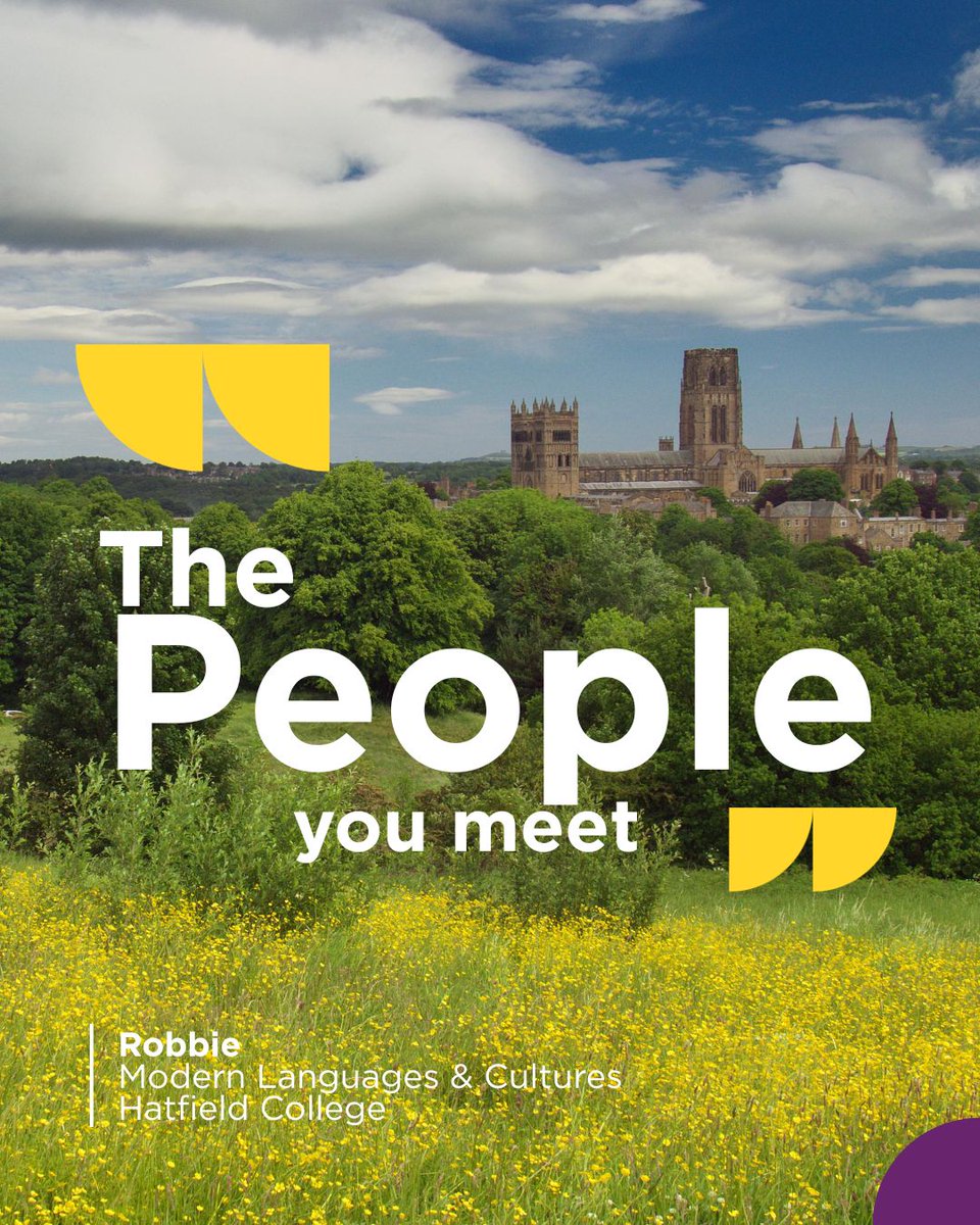 durham_uni's tweet image. ✨ Discover the people you meet at Durham.
Join us for our Open Days on 19 & 20 September, 9am–4pm to experience student life, stunning colleges, world-class teaching and connections that last a lifetime. 💬🎓
📍 Book your place now: brnw.ch/21wUirt
