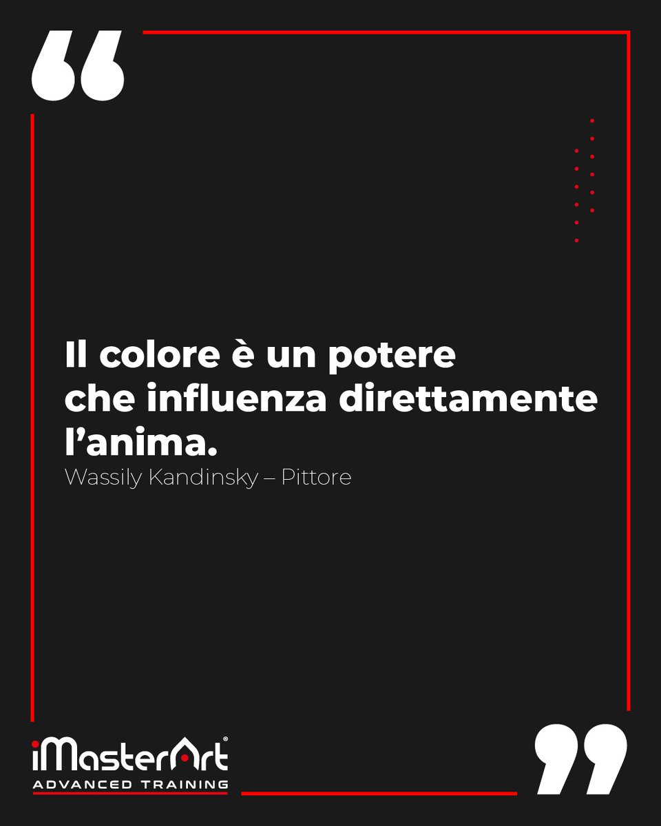 iMasterArt's tweet image. 🎨 “Il colore è un potere che influenza direttamente l’anima.”
– Wassily Kandinsky

Che tu stia disegnando, modellando o animando, il colore non è mai solo estetica: è emozione, ritmo, intenzione.
È lo strumento invisibile con cui parliamo all’istinto.

#iMasterArt #ColorEmotion