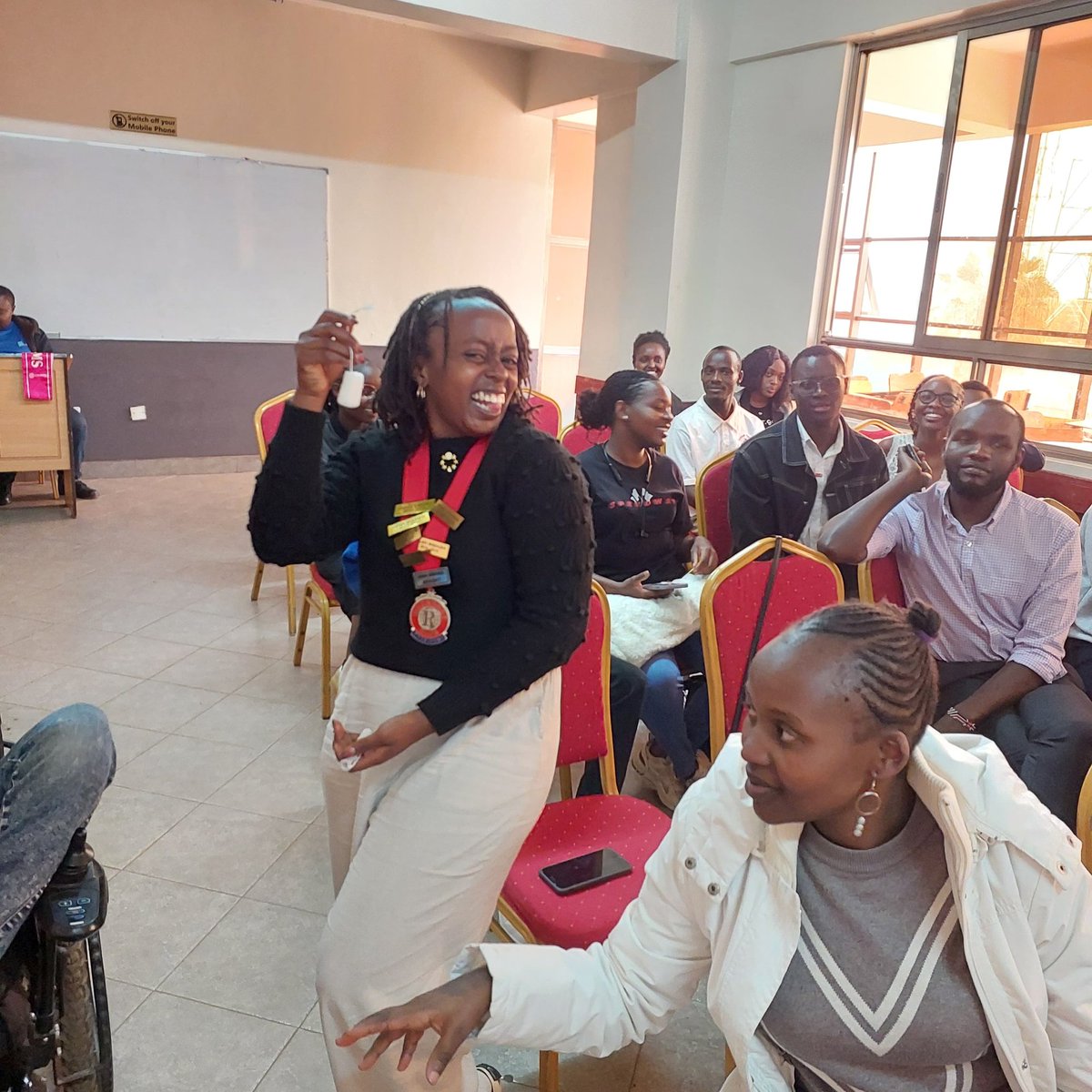 Yesterdays’s Menstrual Health session was nothing short of amazing!

We laughed, we learned — and let’s be honest, the guys might’ve enjoyed it a little too much 👀😂

A huge thank you to Okoko Felicitus for keeping it real, raw, and ridiculously fun 🥳🥳

#RotaractThika