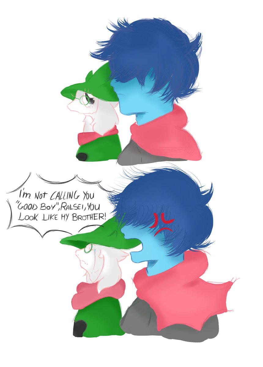 GoldGH2's tweet image. #DELTARUNE #Kralsei