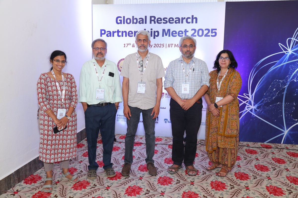 ogeiitm's tweet image. The Office of Global Engagement, IIT Madras, proudly hosted GRPM 2025, bringing together thought leaders from 14 global universities to foster research partnerships and academic collaboration.
Over two days, delegates explored cutting-edge research, discussed joint initiatives,…