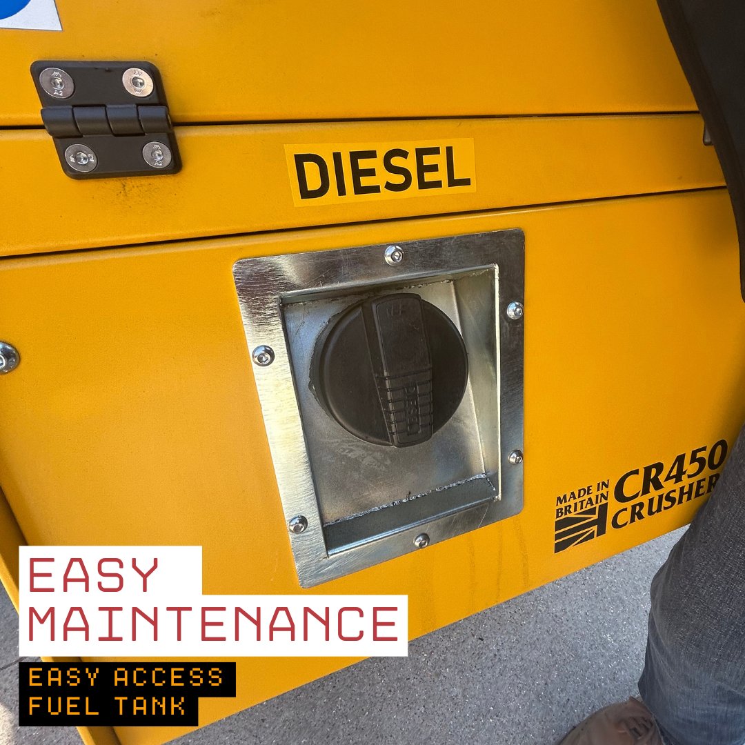 The CR450 Crusher is designed with ease of maintenance in mind and features an easily accessible 33L diesel fuel tank! Learn more: f.mtr.cool/wfgwqgulvm #dragonequipment #microcrusher #madeinbritain #minicrusher #concretecrusher #cr450crusher #reducereuserecycle #compactcrusher