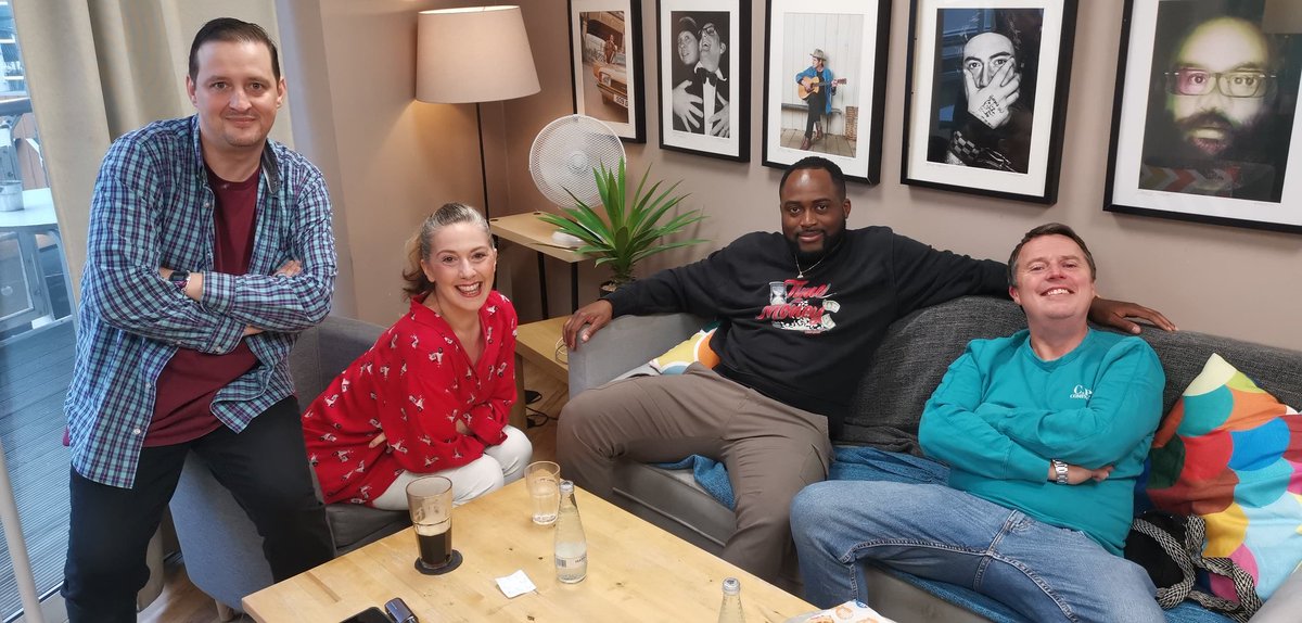 GleeClubCardiff's tweet image. Outstanding stuff from this brilliant lot over the weekend 🫶
Shout out to @Barry_Dodds, @MerylORourke, @paulmccaffreys & Gbemi Oladipo for keeping the laughs rolling 👏
Miss out? The funniest night in Cardiff returns for more this Fri & Sat! 🎟️ glee.co.uk/cardiff