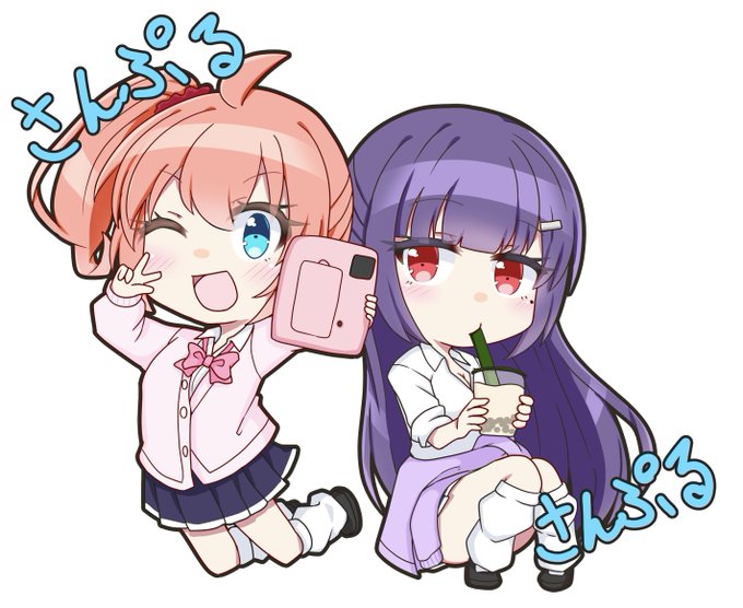 夏コミのアクキーギャルっぽいの描きたいのでこんな感じで 