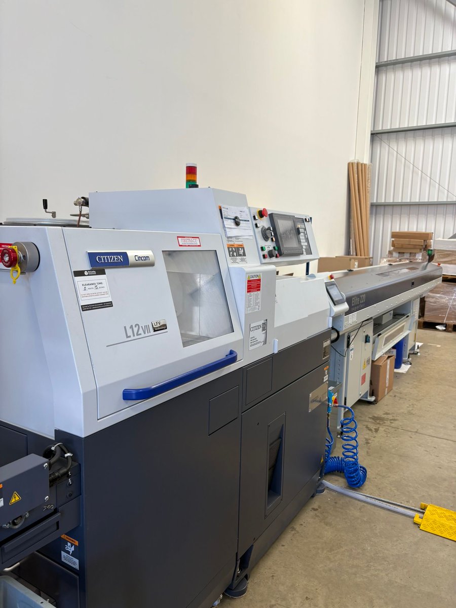 CitizenCNC's tweet image. Not one, but two new #CitizenCNC machines have been delivered to their new home at First Light Lamps — welcoming the #Cincom L12-VII LFV and L20-VIII LFV 🔥
#UKmfg #CNC #Machinery