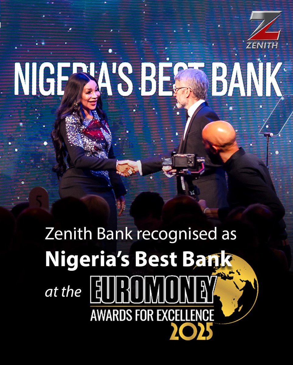 Bisola_bee1's tweet image. Say goodbye to banking headaches!
Zenith Bank ("Nigeria's Best Bank 2025") leads with reliability. Real banking solutions for real people in Nigeria.
#ZenithBankOfTheYear2025