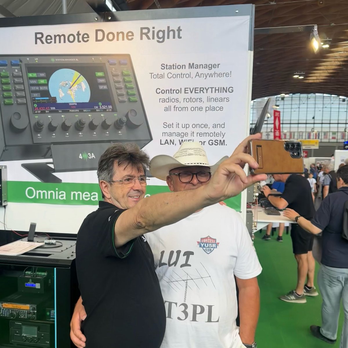 4O3A equipment the best man can buy, Our sponsor for The Gambia.