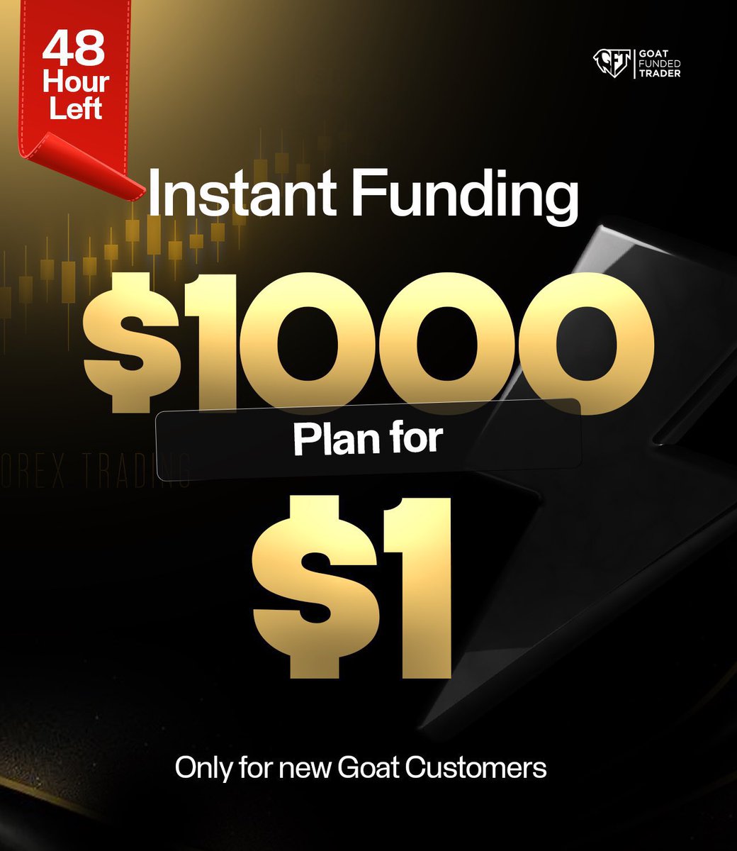 3k Legend (@3k_legend_) on Twitter photo Just in : Game changer
1000$ Instant <a href="/GoatFunded/">Goat Funded Trader</a> Account with just 1$ and it’s limited per user , grab it and don’t miss this chance .
🔥 Just in : Game changer
1000$ Instant <a href="/GoatFunded/">Goat Funded Trader</a> Account with just 1$ and it’s limited per user , grab it and don’t miss this chance .
🔥