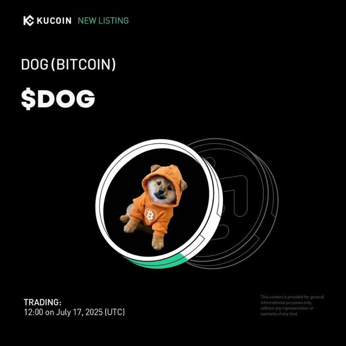 ColussoGa56138's tweet image. Wen $DOG 

@kucoincom