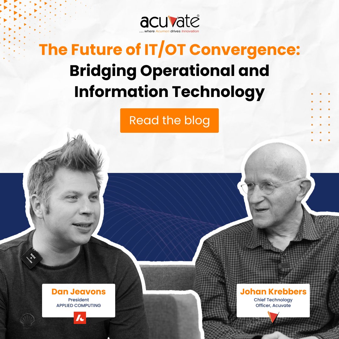 Industrial systems are evolving. Learn how IT/OT integration are driving transformation with insights from Dan Jeavons and Johan Krebbers.

👉 Read the full blog
hubs.li/Q03x_pSg0

#DigitalTransformation #CyberSecurity #DigitalTwins #AI