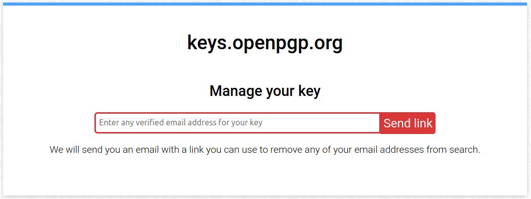 DoingFedTime's tweet image. OpenPGP keyservers store public keys forever and can't delete them.
Once your email is associated with a key, it's permanent internet history.