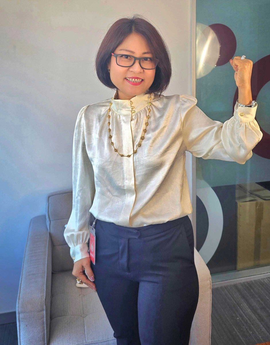 "Education🎓️ changes lives &amp; enhances quality of life by creating opportunities. To #AccelerateAction💪 means to help address inequality, barriers &amp; roadblocks," says Nwe Ni Lwin in #Myanmar 🇲🇲 who sent in her image &amp; statement for #IWD2025 earlier this year.