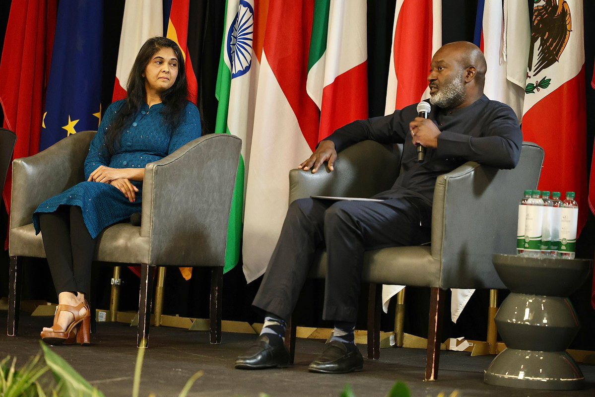 DSBD_SA's tweet image. IN PICTURE | Panel Discussion on Fostering Coherence in Entrepreneurial Ecosystems.
#startup20 #su20 #g20 #midtermengagement #entrepreneurship #startup #msme #inclusion #sustainability #africarising #innovationeconomy #policyleadership #dsbd #sedfa #dsti #22OnSloane…