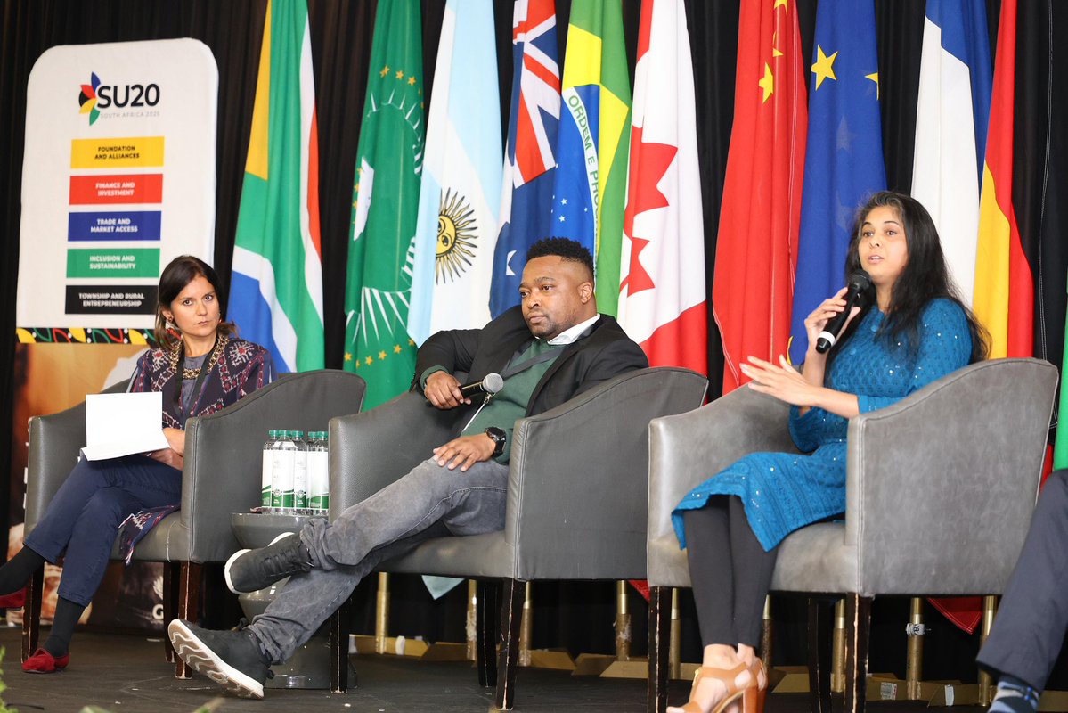 DSBD_SA's tweet image. IN PICTURE | Panel Discussion on Fostering Coherence in Entrepreneurial Ecosystems.
#startup20 #su20 #g20 #midtermengagement #entrepreneurship #startup #msme #inclusion #sustainability #africarising #innovationeconomy #policyleadership #dsbd #sedfa #dsti #22OnSloane…