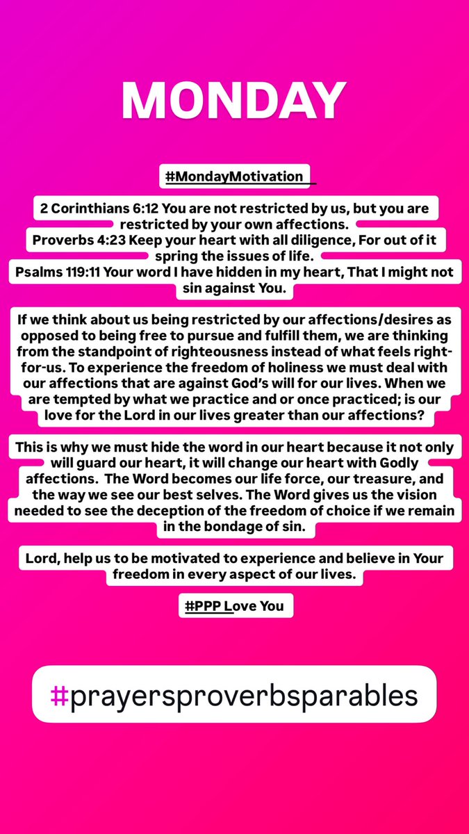 #MondayMotivation #PrayersProverbsParables