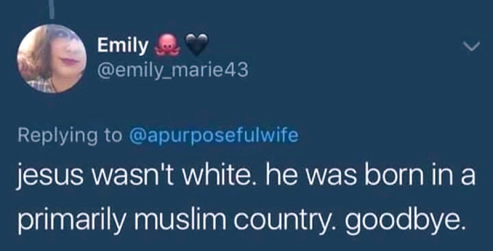 Regendelfin's tweet image. Was viele nicht wissen: Jesus wurde in einem muslimischen Land geboren.
Offenbar in einem deLorean, denn der Prophet Mohammed empfing erst im 7. Jahrhundert nach Christus die Offenbarungen, die die Grundlage des muslimischen Glaubens waren.
#SchlauDurchMelone