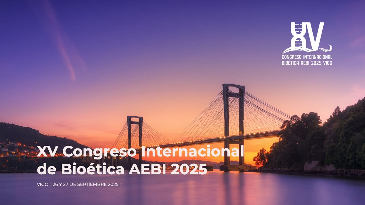 Invitación al XV Congreso Internacional de Bioética AEBI 2025 por Luis Miguel Pastor
youtu.be/8kTa5W5-h64