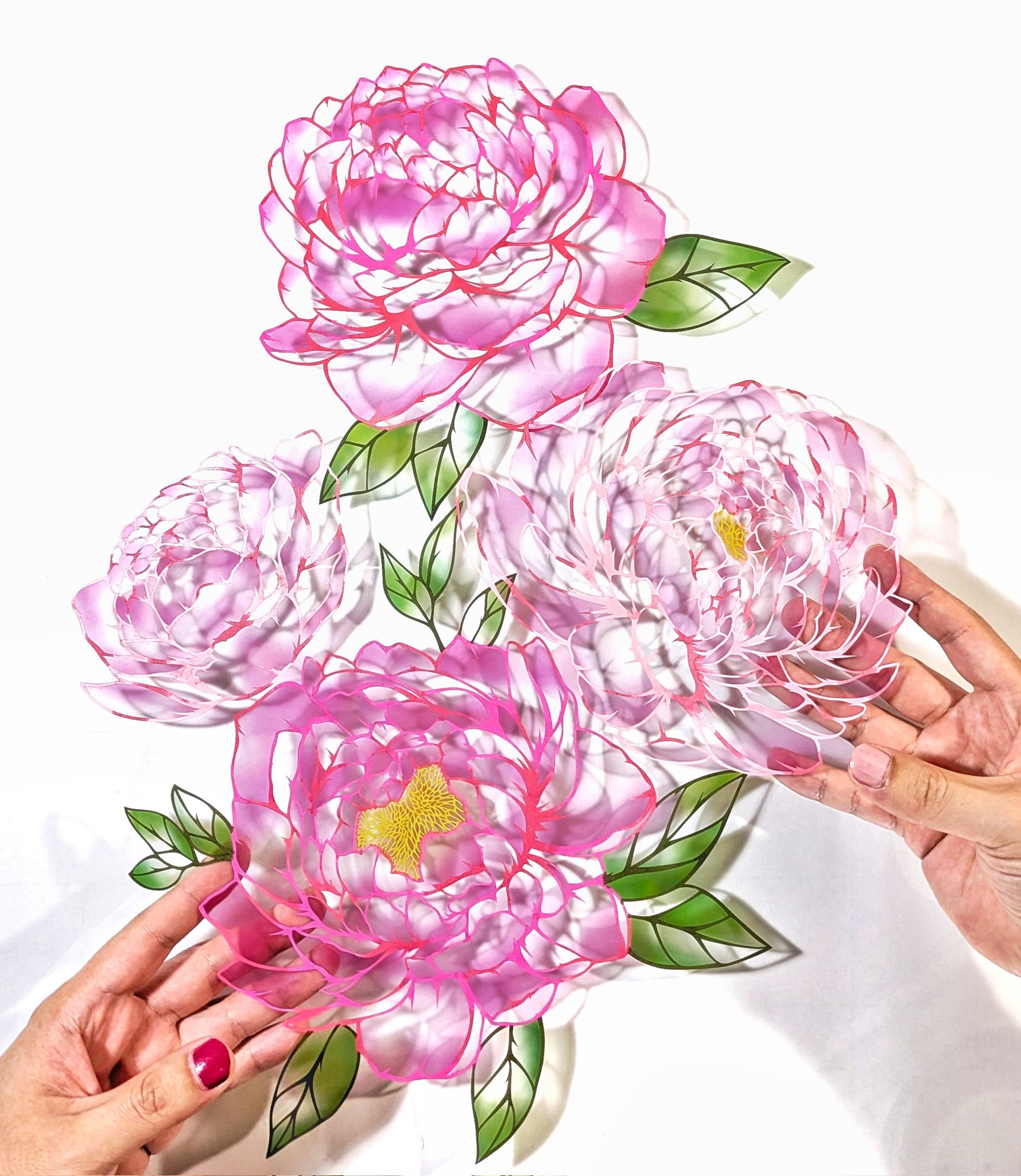 昭和のアート♡一点物　花束にまさる一輪の花♡書♡作品 29,744 花の絵の販売 | ArtMajeur