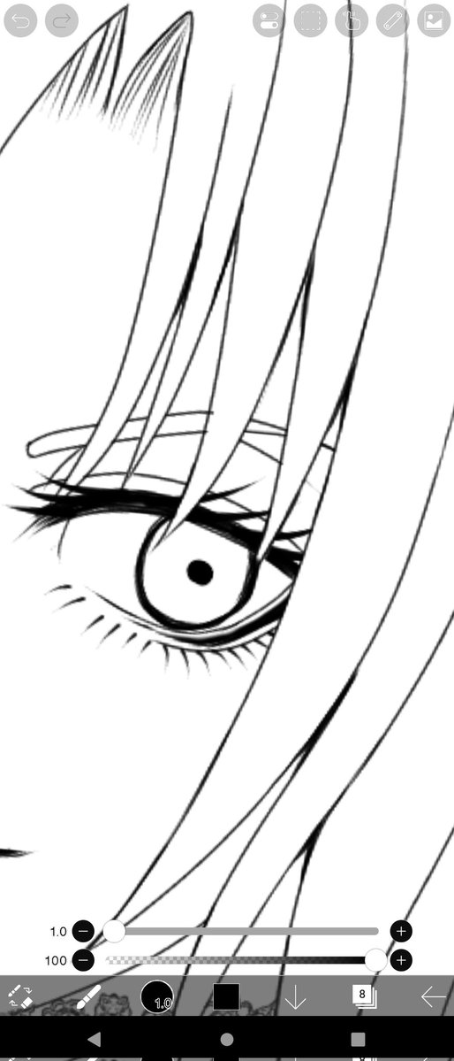 hamuL2222's tweet image. やっと線画が8割ほど完成
こんな絵を描いているのにBGMはタイムボカンシリーズというギャップよ