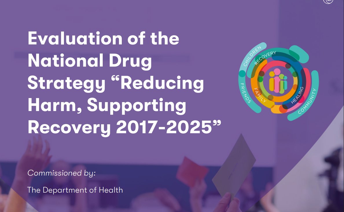 [New to the library] Evaluation of the National Drug Strategy “Reducing Harm, Supporting Recovery 2017-2025” drugsandalcohol.ie/43790/