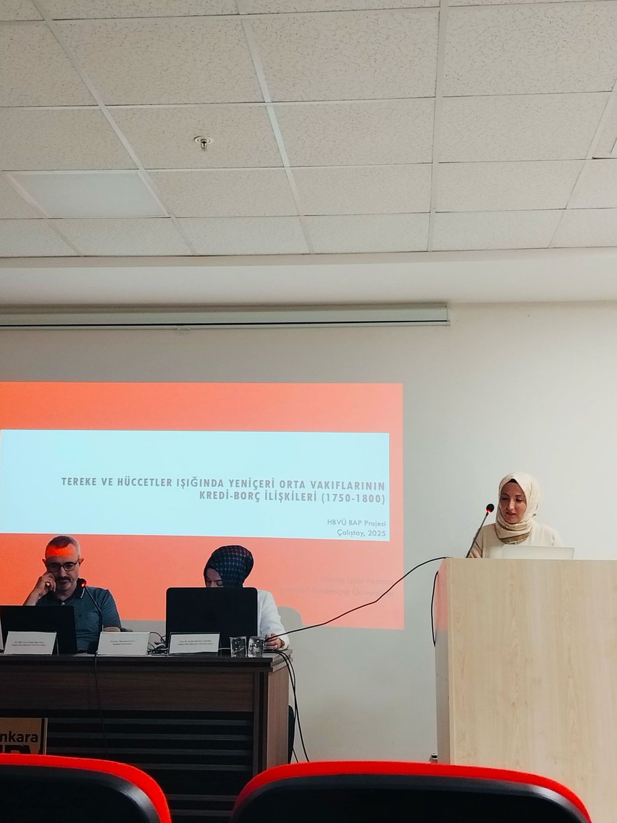 Bölümümüz öğretim üyelerinden Doç. Dr. Şerife Eroğlu Memiş’in yürütücülüğünü üstlendiği projenin sonuçlarının sunulduğu "İstanbul Yeniçeri Orta Vakfının Dijital Analizi: Kredi Ağlarındaki Sosyo-Mekânsal ve Hukuki Dinamikler(1750-1800)" çalıştayı üniversitemizde gerçekleşti.