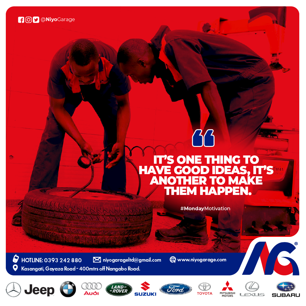 NiyoGarage's tweet image. It's one thing to have good ideas, it's another to make them happen. #MondayMotivation #mowzeyradio #henrynsamba