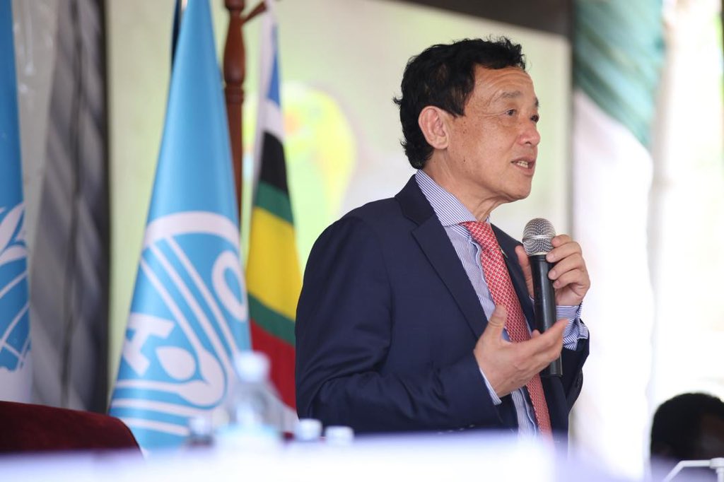 FAOUganda's tweet image. Delighted to welcome @FAODG QU Dongyu to Uganda on his official visit.
Received by Hon. @DrRwamiramaBK and @PS_MAAIF of @MAAIF_Uganda, the DG held fruitful discussions on accelerating @GovUganda’s agricultural transformation agenda🇺🇬🌱