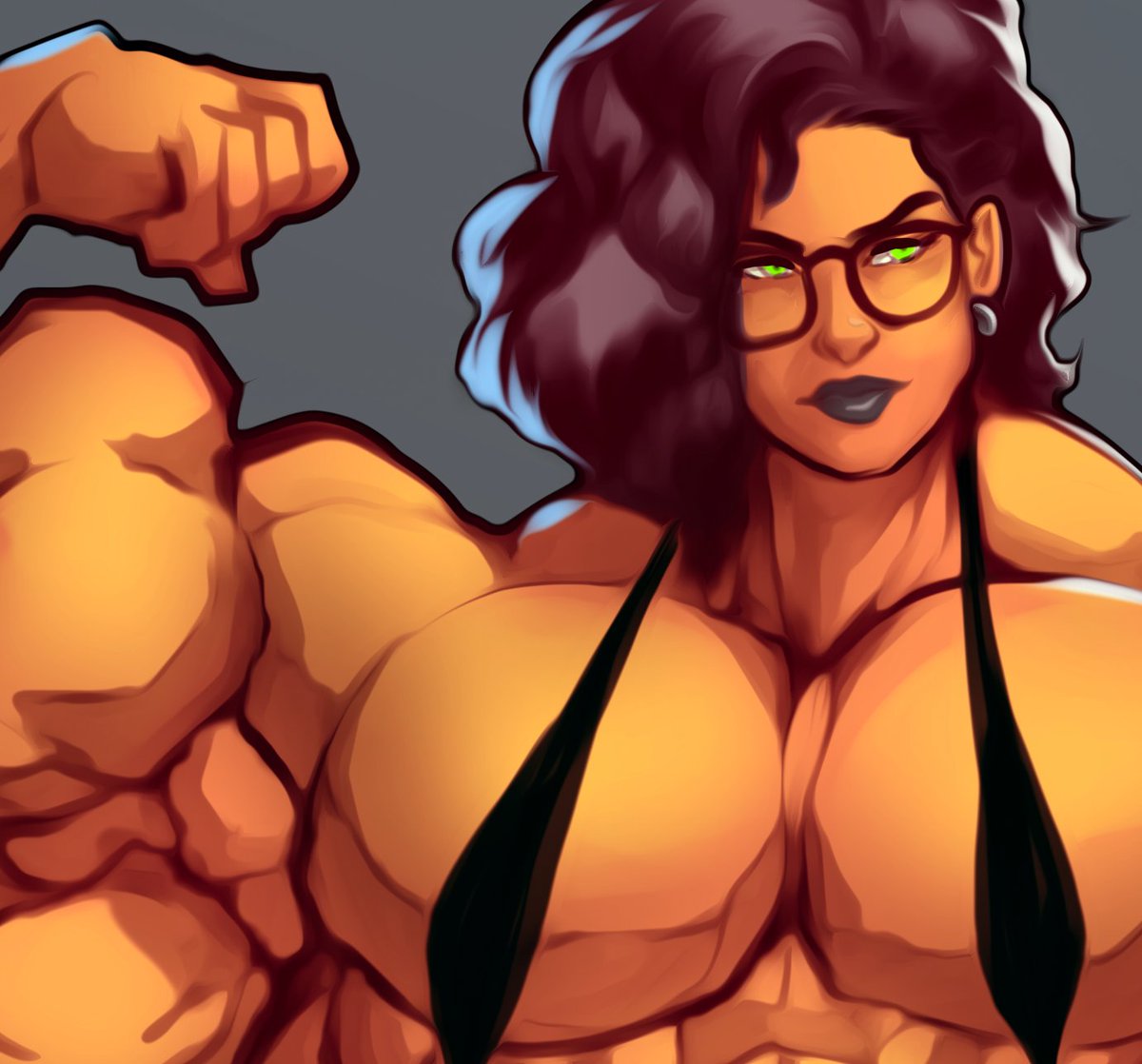 VTribeca37940's tweet image. A reward pic for all patrons:. ;)
It looks like my Geeky FBB OC has made some serious gains since last month. O.o
Before pic: deviantart.com/b9tribeca/art/…
Pic found here: patreon.com/c/B9TRIBECA