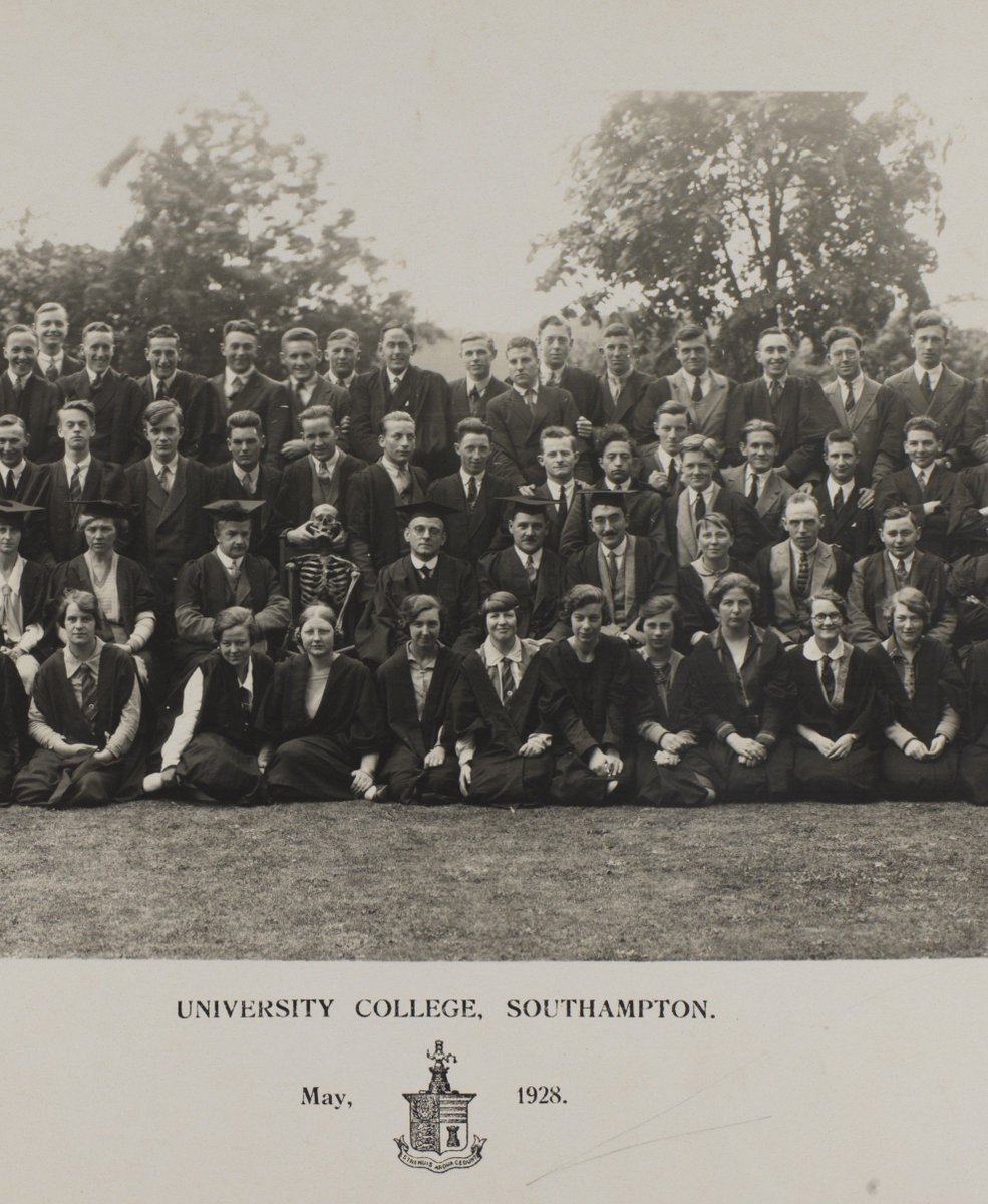 University of Southampton Special Collections (@hartleyspecialc) on Twitter photo #DidYouKnow that a skeleton used to attend <a href="/unisouthampton/">University of Southampton</a> #graduation?!
The skeleton, later named, Kelly, first purchased by the Art department, became a macabre mascot for the students, often attending events in the early 20thC.
#WeAreUoS <a href="/UoSMedia/">University of Southampton News</a> #DidYouKnow that a skeleton used to attend <a href="/unisouthampton/">University of Southampton</a> #graduation?!
The skeleton, later named, Kelly, first purchased by the Art department, became a macabre mascot for the students, often attending events in the early 20thC.
#WeAreUoS <a href="/UoSMedia/">University of Southampton News</a>